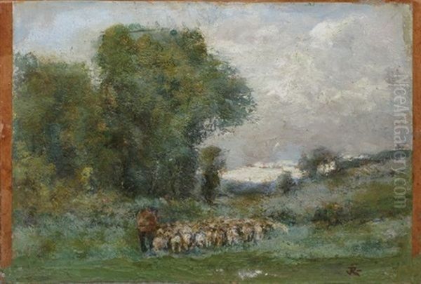 Troupeau De Moutons Dans Les Dunes De Carteret - view 1