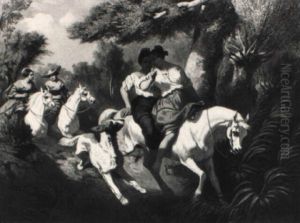 Ausritt Der Freundinnen by Charles Ramelet