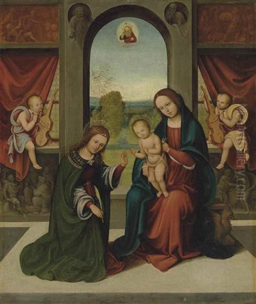 The Mystic Marriage Of Saint Catherine Of Alexandria - view 1