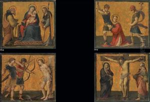 Madonna Con Il Bambino, San Giacomo Maggiore E Sant"antonio Abate (+ 3 Others; 4 Works) by Bartolomeo Ramenghi
