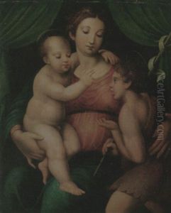 The Madonna And Child With The Infant Saint John The Baptist The Madonna And Child With The Infant Saint John The Baptist