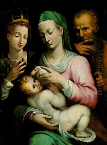 The Holy Family With Saint Agatha - view 1