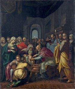 La Circoncision by Giovanni Battista Ramenghi