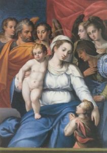 The Holy Family With Infant Saint John The Baptist And Saint Elizabeth, Surrounded By Angels