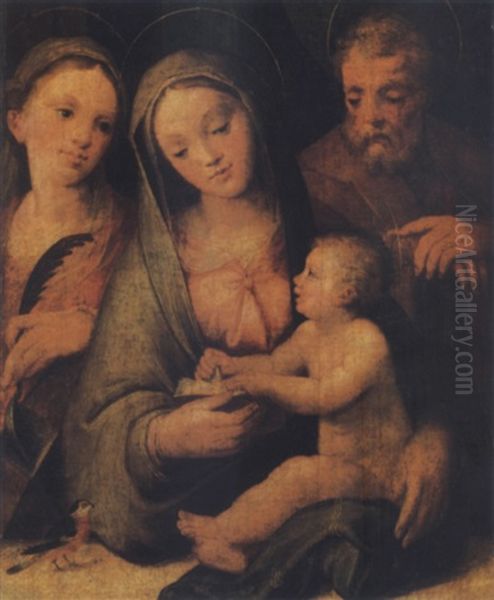 Holy Family With Saint Catherine Of Alexandria - view 1