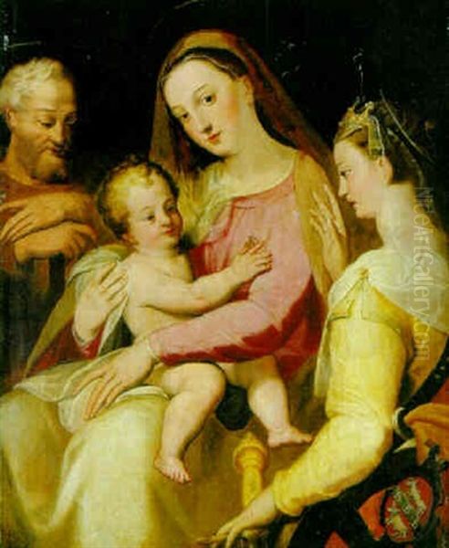 The Mystic Marriage Of Saint Catherine - view 1