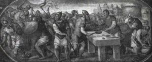 Brennus Throwing His Sword Onto The Roman Scales
