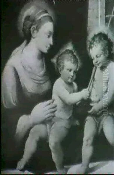Madonna And Child With Saint John - view 1