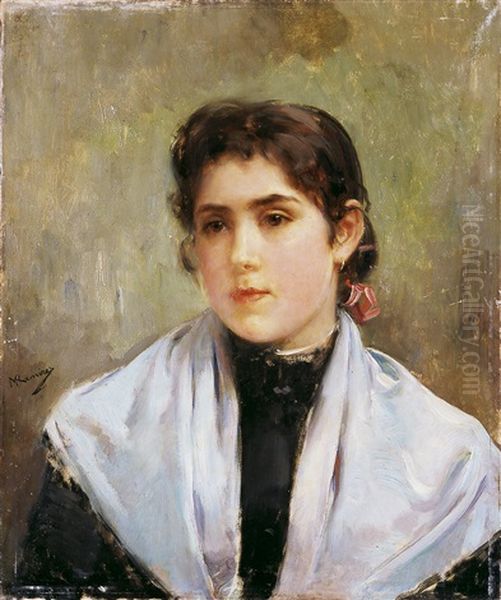 Retrato De Nina Con Panuelo - view 1