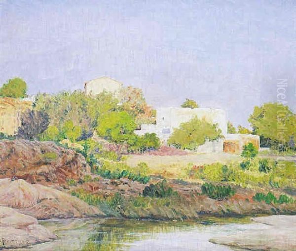 Paisaje Con Rio - view 1