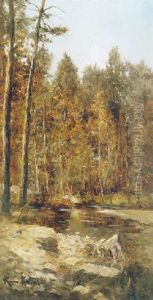Rio En El Bosque by Manuel Ramos Artal