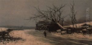 Paisaje De Invierno by Manuel Ramos Artal