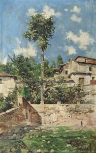 A Garden In Granada by Jose Garcia Ramos