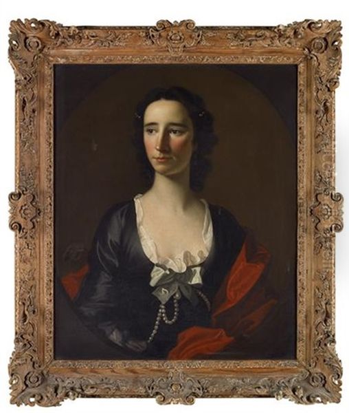 Half Length Portrait Of Mrs Anne Shairp Of Houston - view 1