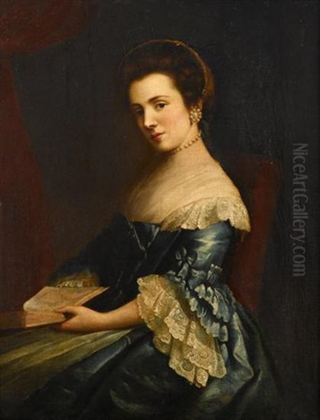 Portrait Of A Lady (lady Sarah Bunbury?) - view 1