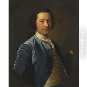 Portrait Of Colin Campbell Of Monzie, Wearing A Blue Coat