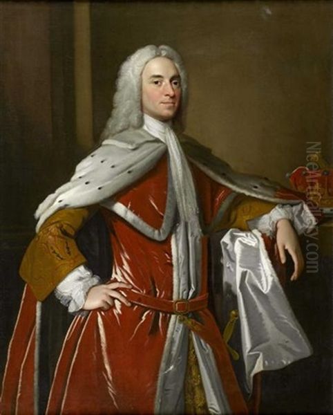 Three Quarter Length Portrait Of James Ogilvy, 5th Earl Of Findlater - view 1