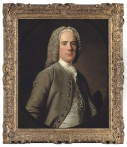 Portrait Of Andrew Wauchope Of Niddrie In A Grey Coat And Silver Waistcoat Portrait Of Andrew Wauchope Of Niddrie In A Grey Coat And Silver Waistcoat