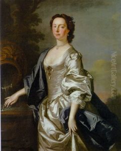 Portrait Of A Lady (elizabeth Morice, Mrs. Humphry Hale?) by Allan Ramsay