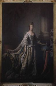 The State Coronation Portrait Of George Iii by Allan Ramsay