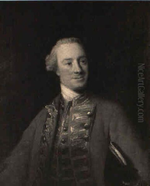 Portrait Of John Campbell, 4th Earl Of London Wearing Military Uniform - view 1