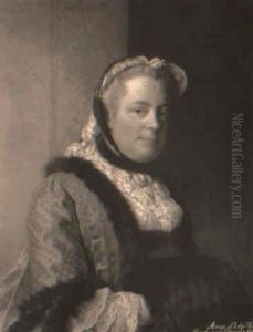 Portrait Of Lady Mary Hervey by Allan Ramsay