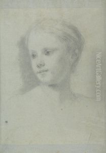 Portrait Of A Young Girl by Allan Ramsay
