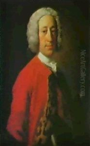 Portrait Of Brigadier General Sir John Mordaunt K.b. (1697-1780) by Allan Ramsay