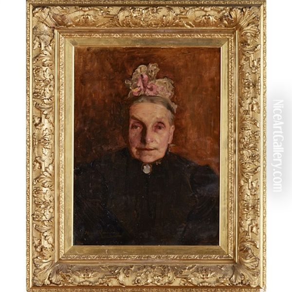 Portrait Of An Elderly Lady - view 1
