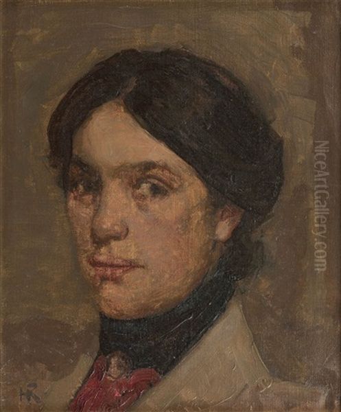 Untitled (study Of A Young Woman's Head) - view 1