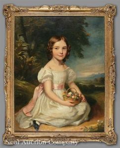 Portrait Of A Young Girl by James Ramsay