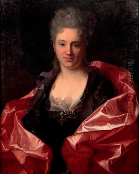Portrait De Femme Au Manteau Rouge - view 1