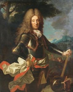 Portrait D'un Marechal De France by Jean Ranc