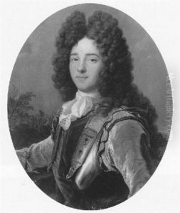 Portrait De Gentilhomme En Armure by Jean Ranc