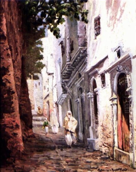 Casbah D'alger, La Rue Du Rempart - view 1