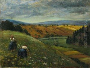 Women In The Field by Walter Bondy