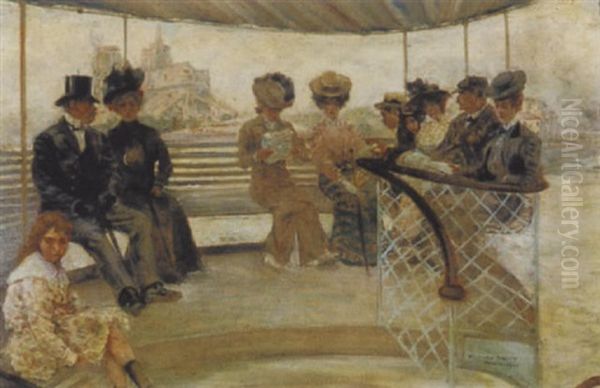 Bootsfahrt Auf Der Seine - view 1