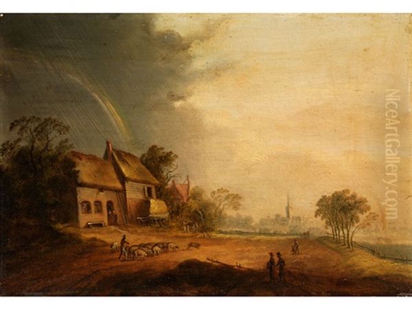 Landschaft Mit Regenbogen - view 1