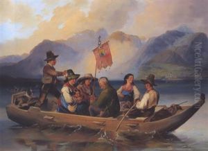 Partie Am Wolfgangsee by Johann Matthias Ranftl