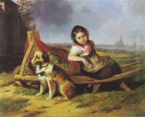 Madchen Mit Hund Vor Wien Madchen Mit Hund Vor Wien