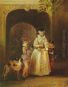 Der Kleine Falkenjager by Johann Matthias Ranftl