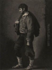 An Italian Peasant by Johann Matthias Ranftl