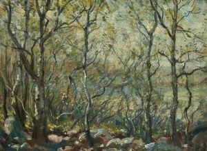 Birches In A Sunlit Glade by Henry Ward Ranger