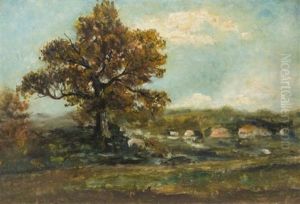 Farmland Landscape by Henry Ward Ranger
