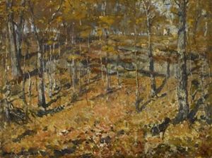 Autumn Woods by Henry Ward Ranger