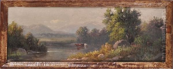 Landscape With Cattle In A Storm (white Mountains) - view 1