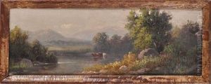 Landscape With Cattle In A Storm (white Mountains) by Henry Ward Ranger