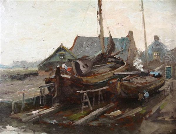 Boats In Drydock - view 1
