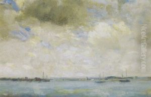 The Mystic River At Noank by Henry Ward Ranger