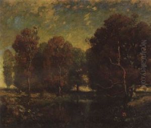 A Fall Landscape At Hawks Nest Pool by Henry Ward Ranger